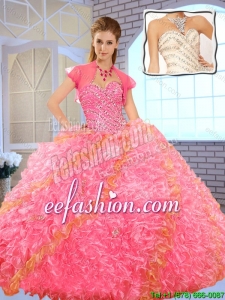 Pretty Sweetheart Beading 2016 Quinceanera Dresses in Multi Color