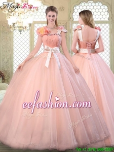 2016 Beautiful Asymmetrical Quinceanera Dresses with Bowknot