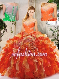 2016 Popular Beading Quinceanera Dresses in Multi Color