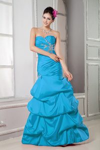 Sweet Mermaid Sweetheart Beaded Prom Dress with Pick-ups for Women