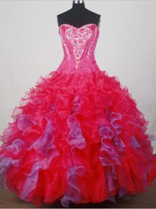 Attractive Strapless Quinceanera Dresses with Ruffled Layers for Cheap