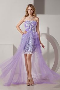 Best Seller Strapless High-low and Tulle Military Dresses for Party