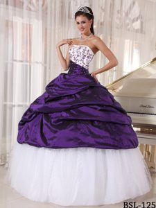 Pick Ups Strapless Embroidery Cheap Dresses 15 Made by and Tulle