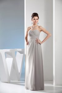 Low Price Gray Empire Chiffon Wedding Guest Outfits with Sweetheart